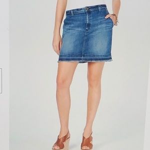 NWT Michael Kors Blue Denim Mini Skirt